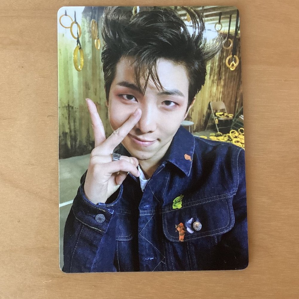 BTS RM (Kim Namjoon) Fake Love Music Video Selfie Photocard